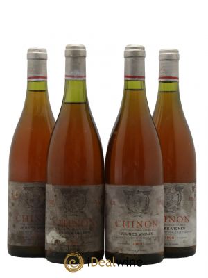 Chinon Jeunes Vignes Domaine Charles Joguet 1990 - Lotto di 4 Bottiglie