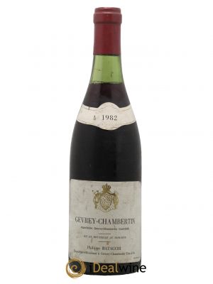 Gevrey-Chambertin Philippe Batacchi 1982 - Lot de 1 Bottle