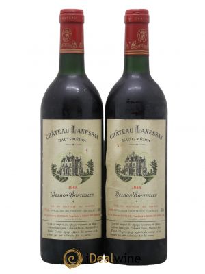 Château Lanessan Cru Bourgeois 1988 - Lot de 2 Flaschen