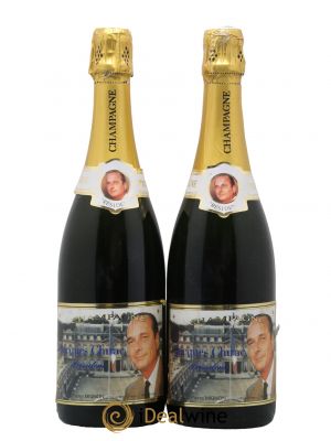 Champagne Brut Jacques Chirac Président Domaine Pierre Mignon  - Lot de 2 Bouteilles