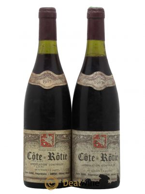 Côte-Rôtie Barge (Domaine) 1987 - Lot de 2 Bottles