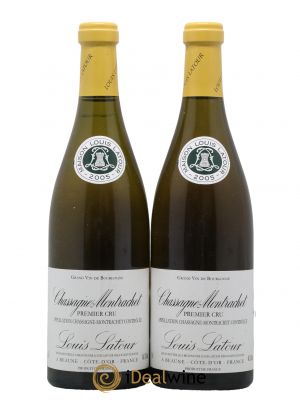 Chassagne-Montrachet 1er Cru Maison Louis Latour 2005 - Lot of 2 Bottles