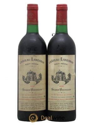Château Lanessan Cru Bourgeois 1982 - Lot de 2 Bottles