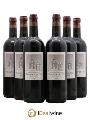 Les Pagodes de Cos Second Vin  2016 - Lot of 6 Bottles