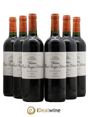 Château Haut Bages Libéral 5ème Grand Cru Classé 2014 - Lot de 6 Bottles