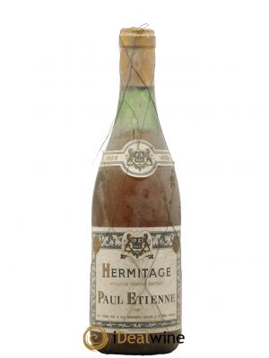 Hermitage Domaine Paul Etienne 1959 - Lot de 1 Bottiglia