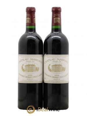 Château Margaux 1er Grand Cru Classé 2000 - Lot de 2 Bottles