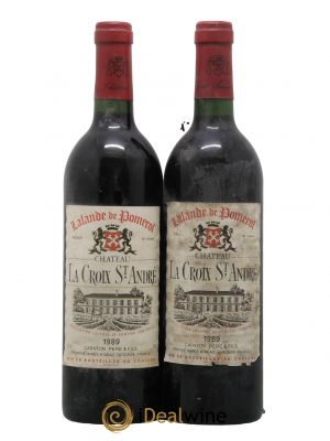 Château La Croix Saint André 1989 - Lot de 2 Bottles