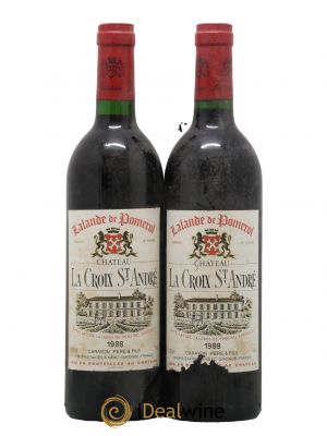 Château La Croix Saint André  1988 - Lot of 2 Bottles