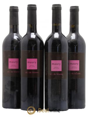 Maury Vin Doux Naturel De Blanes 2006 - Lot de 4 Bottles