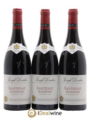 Santenay 1er Cru Beaurepaire Domaine Joseph Drouhin 2019 - Lot de 3 Bottles