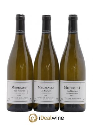 Meursault Les Narvaux Vincent Girardin (Domaine)  2018 - Lot of 3 Bottles