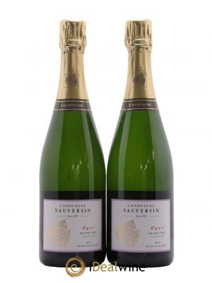 Champagne Grand cru Blanc de Blancs Aubeline Maison Vauversin  - Lot de 2 Bouteilles