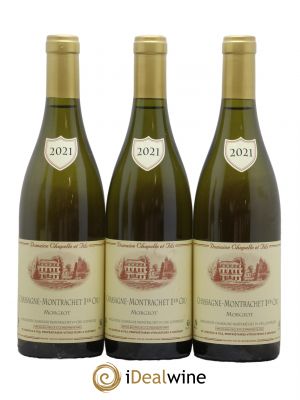 Chassagne-Montrachet 1er Cru Morgeot Domaine Chapelle et Fils 2021 - Lot of 3 Bottles