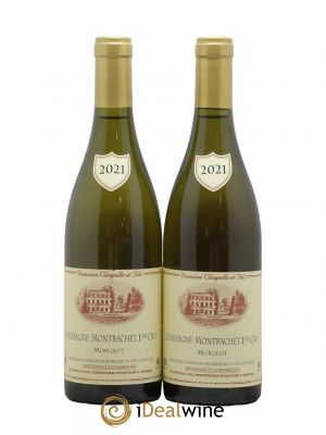 Chassagne-Montrachet 1er Cru Morgeot Domaine Chapelle et Fils 2021 - Lot of 2 Bottles