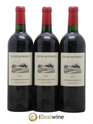 Château Tertre Roteboeuf  2012 - Lot of 3 Bottles