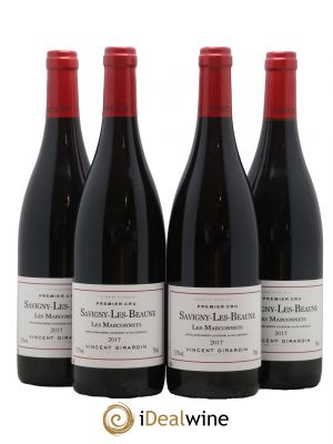 Savigny-Les-Beaune 1er Cru Les Marconnets Vincent Girardin (Domaine) 2017 - Lot de 4 Bottles