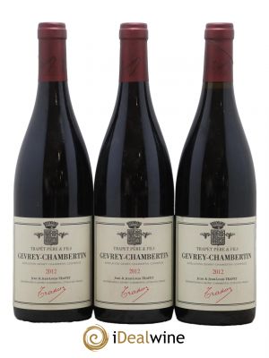 Gevrey-Chambertin Domaine Trapet 2012 - Lot de 3 Bottles