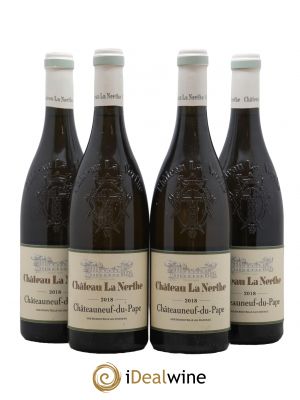 Châteauneuf-du-Pape Château la Nerthe Famille Richard  2018 - Lot of 4 Bottles