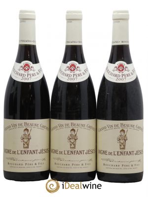 Beaune 1er cru Grèves - Vigne de l'Enfant Jésus Bouchard Père & Fils  2007 - Lot of 3 Bottles