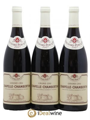 Chapelle-Chambertin Grand Cru Bouchard Père & Fils  2007 - Lot of 3 Bottles
