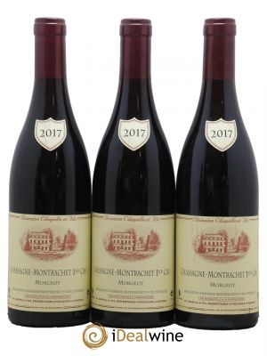 Chassagne-Montrachet 1er Cru Morgeot Domaine Chapelle et Fils 2017 - Lot of 3 Bottles