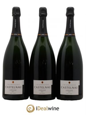 Champagne Brut Millésimé Maison Castelnau 2005 - Lot de 3 Magnums