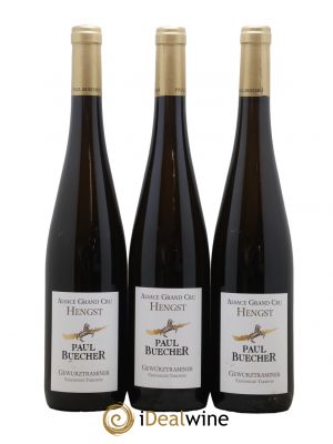 Alsace Gewurztraminer Grand cru Hengst Vendanges Tardives Domaine Buecher 2018 - Lot of 3 Bottles