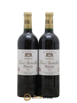 Château Haut Batailley 5ème Grand Cru Classé  2014 - Lot of 2 Bottles
