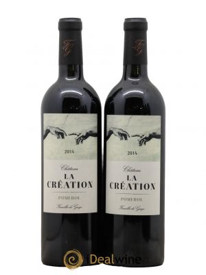 Pomerol Château La Création 2014 - Lot of 2 Bottles