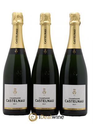 Champagne Brut Réserve Maison Castelnau  - Lot of 3 Bottles
