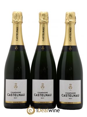 Champagne Brut Réserve Maison Castelnau ---- - Lot de 3 Bottles