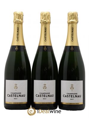 Champagne Brut Réserve Maison Castelnau  - Lot de 3 Bouteilles