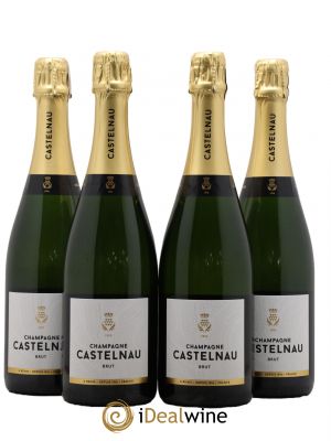 Champagne Brut Réserve Maison Castelnau  - Lot of 4 Bottles
