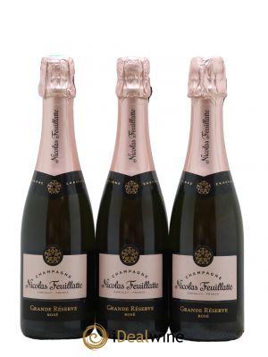 Rosé Nicolas Feuillate   - Lot de 3 Demi-bouteilles