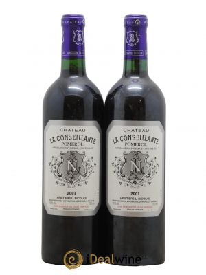 Château la Conseillante  2001 - Lot of 2 Bottles