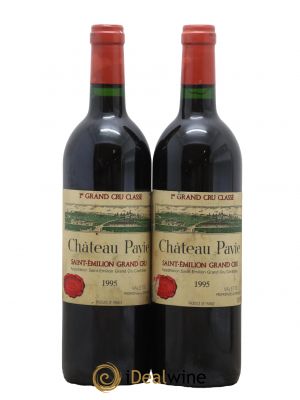 Château Pavie 1er Grand Cru Classé A  1995 - Lot of 2 Bottles