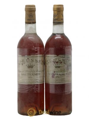 Château Rieussec 1er Grand Cru Classé  1976 - Lot of 2 Bottles