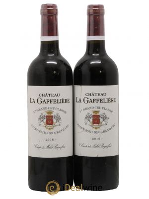 Château la Gaffelière 1er Grand Cru Classé B 2016 - Lot de 2 Bottles