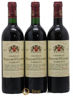 Château Malescot Saint-Exupéry 3ème Grand Cru Classé 1985 - Lot de 3 Bottles