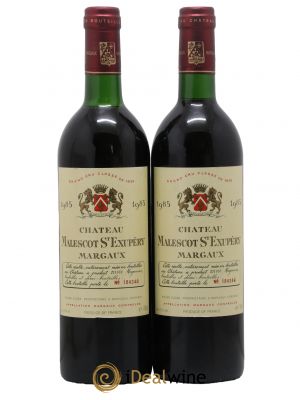 Château Malescot Saint-Exupéry 3ème Grand Cru Classé  1985 - Lot of 2 Bottles