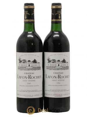 Château Lafon Rochet 4ème Grand Cru Classé 1986 - Lot de 2 Bottles