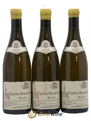 Chablis Grand Cru Blanchot Raveneau (Domaine)  2008 - Lot of 3 Bottles