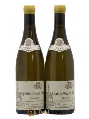 Chablis Grand Cru Blanchot Raveneau (Domaine) 2008 - Lot de 2 Bottles