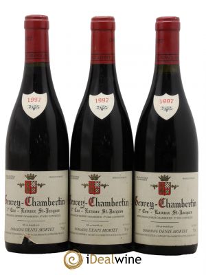 Gevrey-Chambertin 1er Cru Lavaux Saint Jacques Denis Mortet (Domaine) 1997 - Lot de 3 Bottles