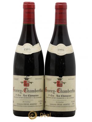 Gevrey-Chambertin 1er Cru Les Champeaux Denis Mortet (Domaine) 1995 - Lot de 2 Bouteilles