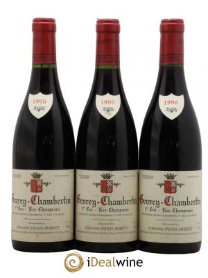Gevrey-Chambertin 1er Cru Les Champeaux Denis Mortet (Domaine) 1996 - Lot de 3 Bouteilles
