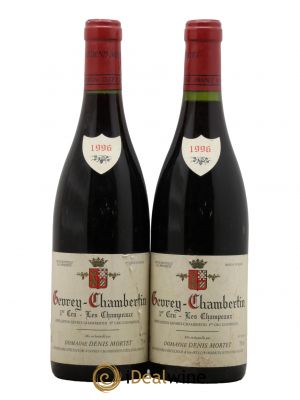 Gevrey-Chambertin 1er Cru Les Champeaux Denis Mortet (Domaine)  1996 - Lot of 2 Bottles