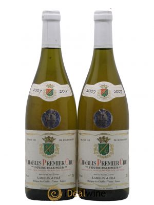 Chablis 1er Cru Fourchaumes Domaine Lamblin et Fils 2007 - Lot de 2 Bottles