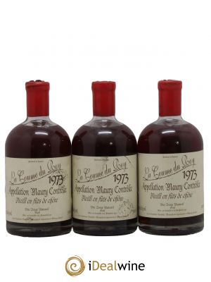 Maury Vin Doux Naturel Vieilli en Fûts de Chêne Domaine de la Coume du Roy 50cl 1973 - Lot de 3 Bottles